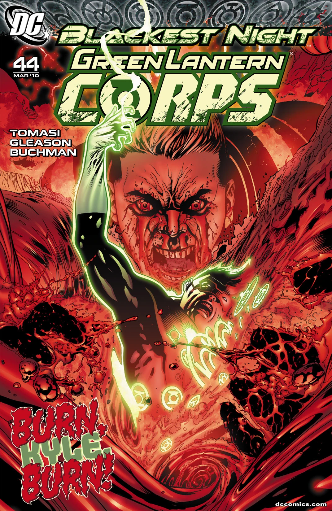 Green Lantern Corps #44 (DC, 2010 — Cover A) cover